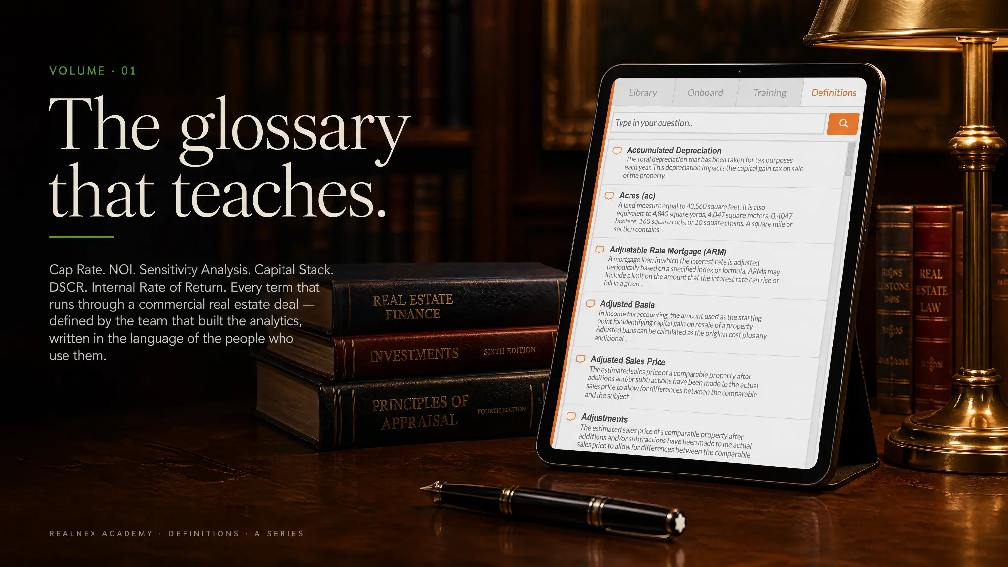 The Command Center — the Dashboard as quiet broker authority.