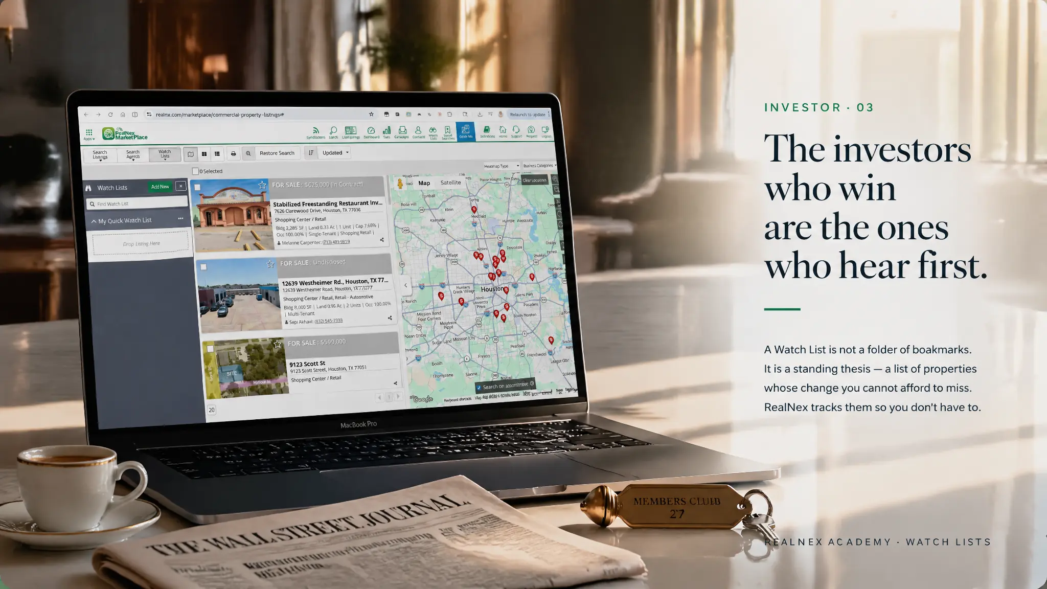 Anatomy of a Listing — broker tool reframed as investor pitch deck.